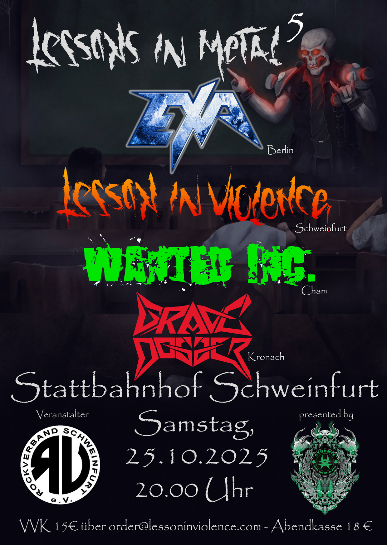 Lessons in Metal 5 Flyer