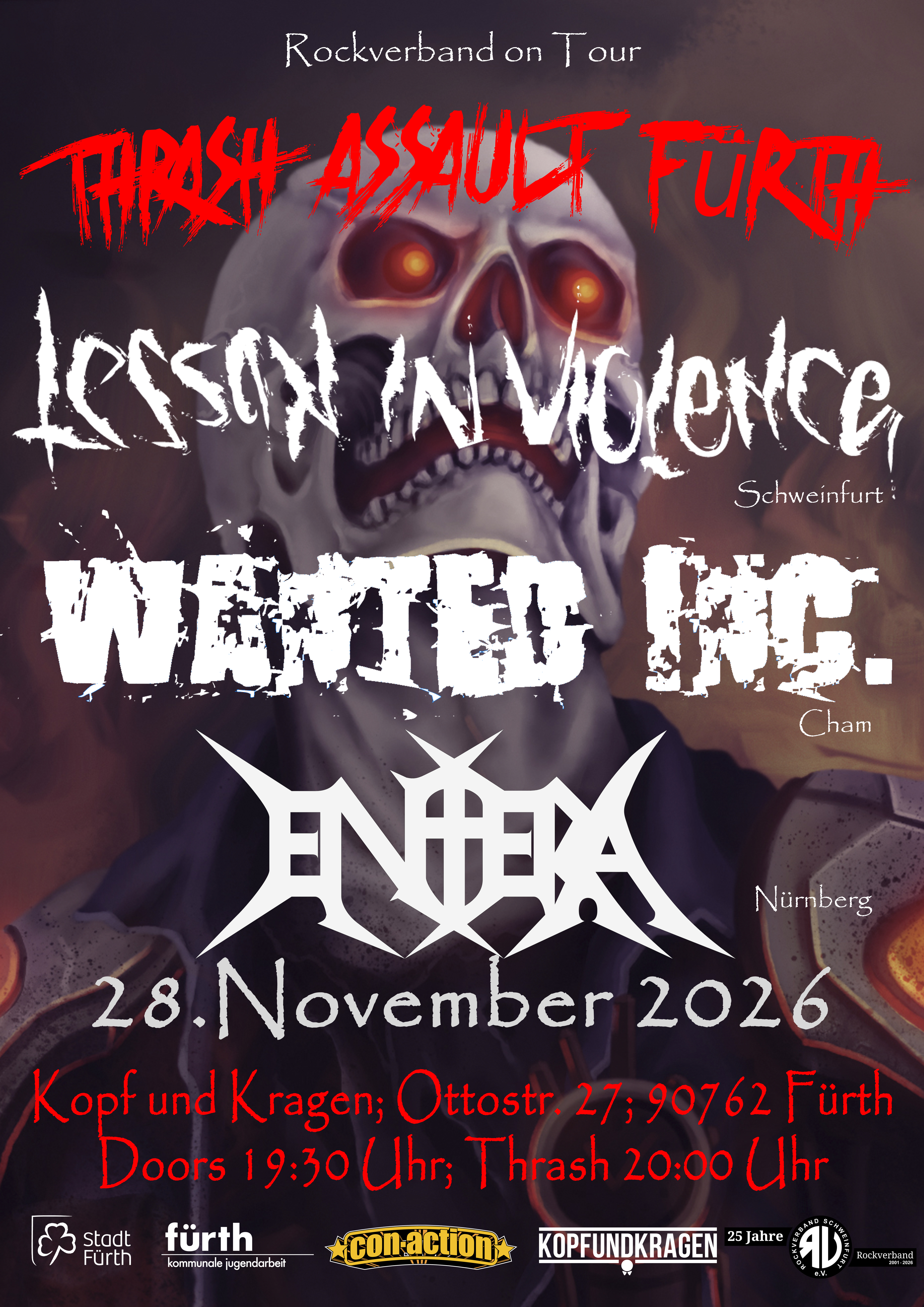 Thrash Assult Fürth Flyer